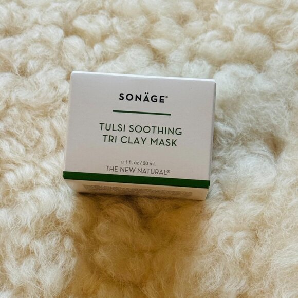 SONÄGE SKINCARE Tulsi Soothing Tri Clay Mask (Unopened) - Picture 2 of 5